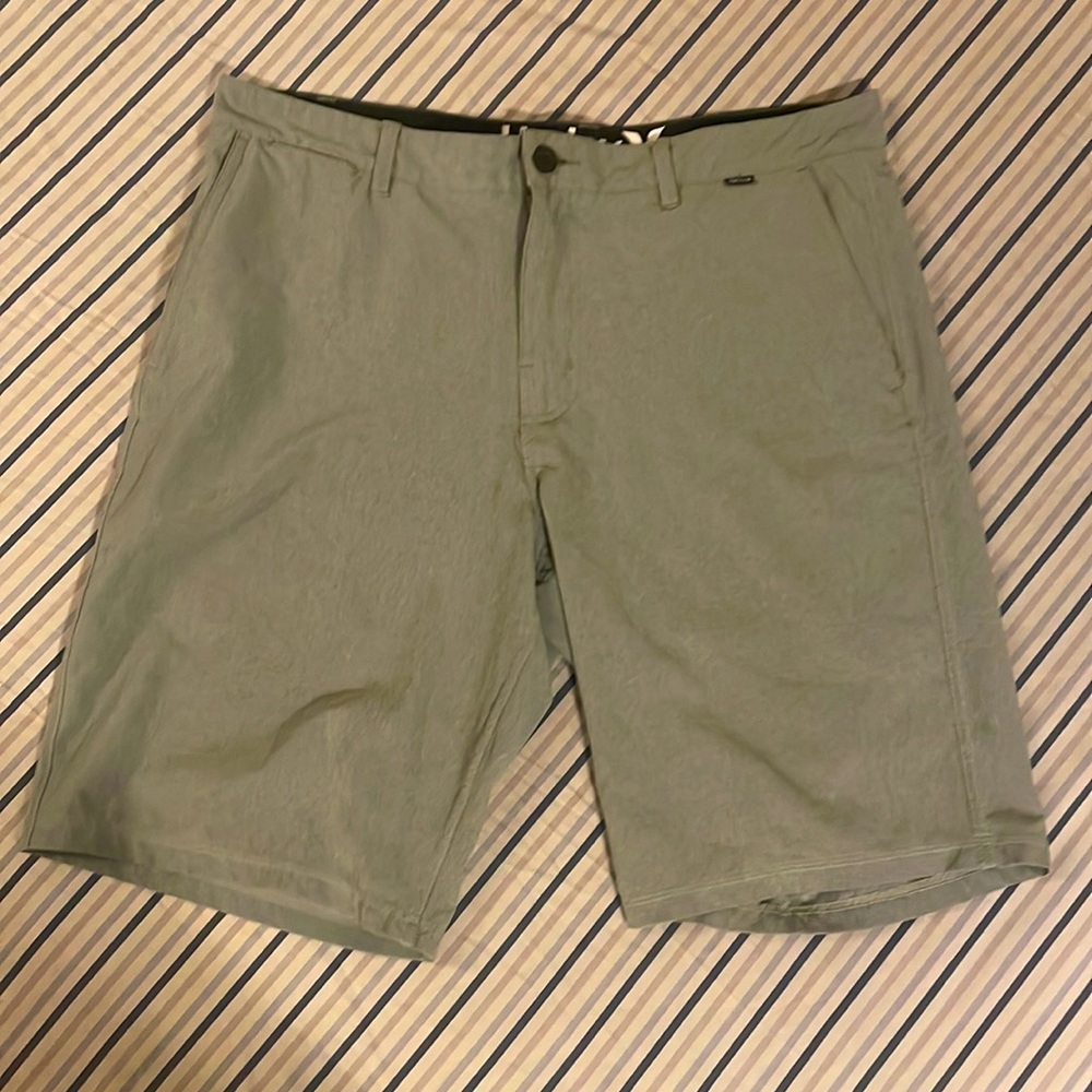 Hurley - Phantom - 10” inseam Shorts - Silver - 33 - Great Condition!